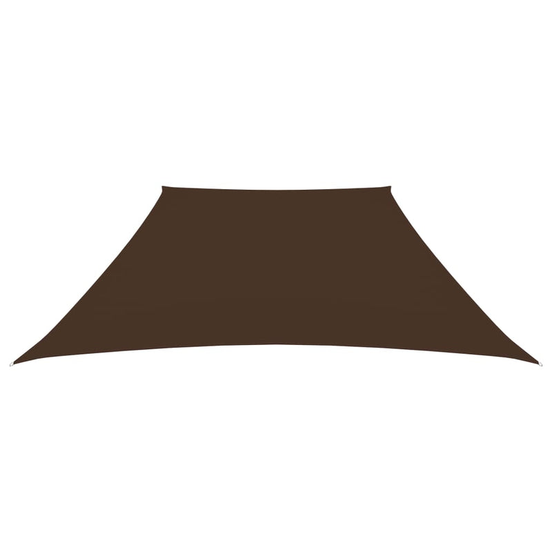 Sunshade Sail Oxford Fabric Trapezium 2/4x3 m Brown