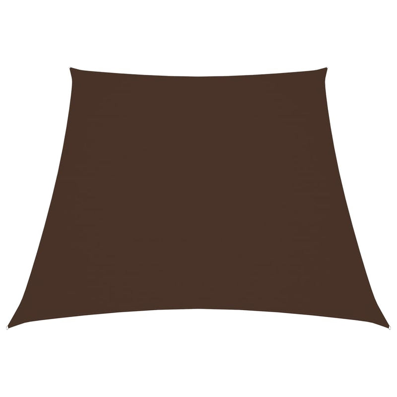 Sunshade Sail Oxford Fabric Trapezium 3/4x3 m Brown