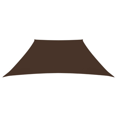 Sunshade Sail Oxford Fabric Trapezium 3/4x3 m Brown