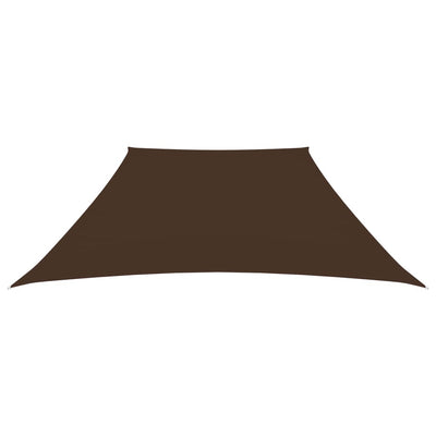 Sunshade Sail Oxford Fabric Trapezium 3/5x4 m Brown