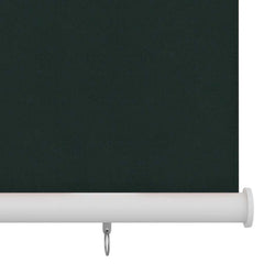 vidaXL Outdoor Roller Blind 185(W)x140(H) cm Dark Green HDPE 4
