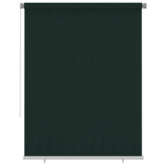 vidaXL Outdoor Roller Blind 185(W)x230(H) cm Dark Green HDPE 1