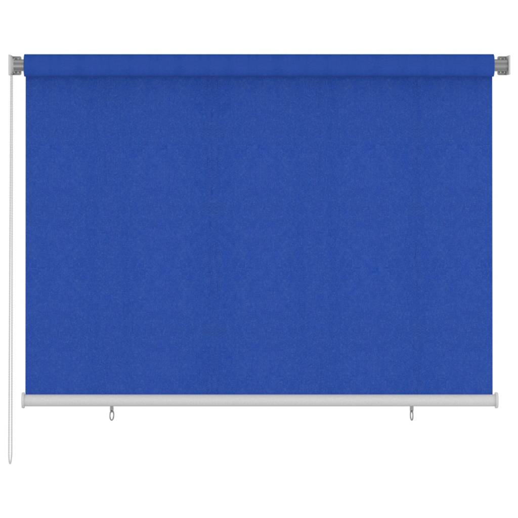vidaXL Outdoor Roller Blind 205(W)x140(H) cm Blue HDPE 1