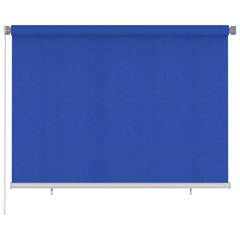 vidaXL Outdoor Roller Blind 205(W)x140(H) cm Blue HDPE 1