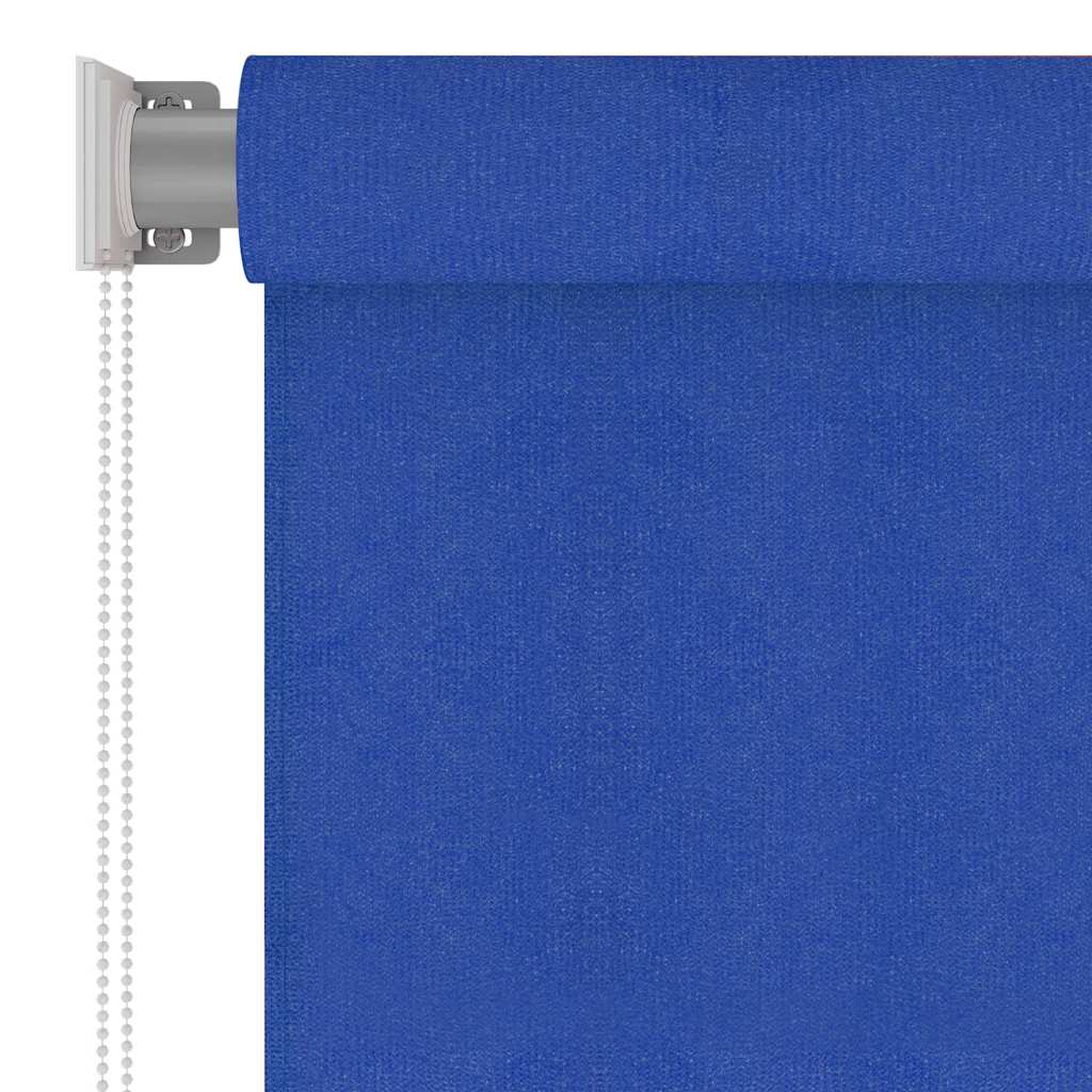 vidaXL Outdoor Roller Blind 205(W)x140(H) cm Blue HDPE 4