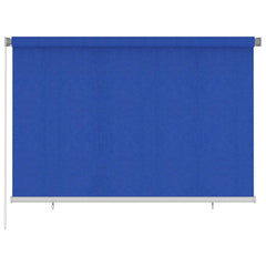 vidaXL Outdoor Roller Blind 225(W)x140(H) cm Blue HDPE 1