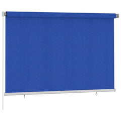 vidaXL Outdoor Roller Blind 225(W)x140(H) cm Blue HDPE 2