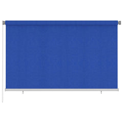 vidaXL Outdoor Roller Blind 245(W)x140(H) cm Blue HDPE 1