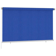 vidaXL Outdoor Roller Blind 245(W)x140(H) cm Blue HDPE 2