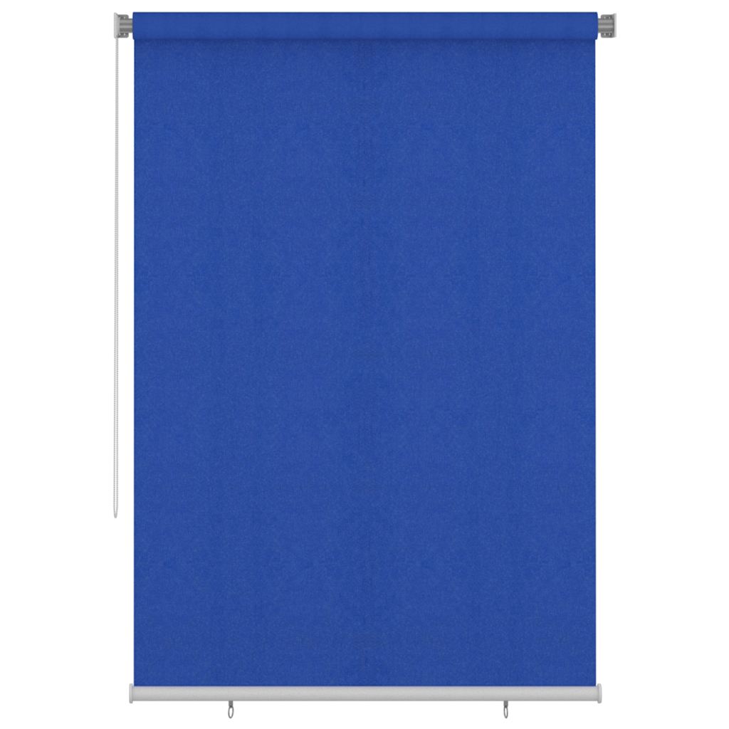 vidaXL Outdoor Roller Blind 165(W)x230(H) cm Blue HDPE 1