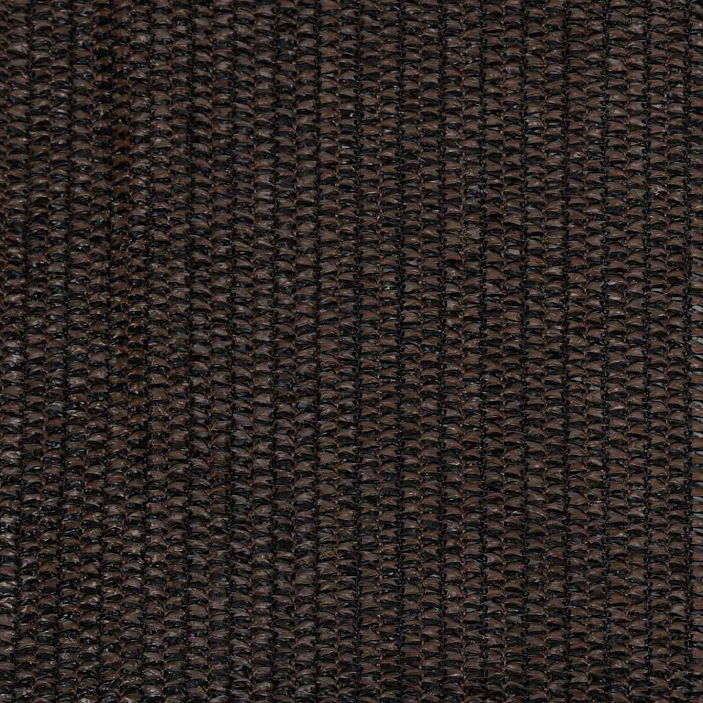 vidaXL Outdoor Roller Blind 185(W)x140(H) cm Brown HDPE 5