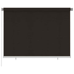vidaXL Outdoor Roller Blind 205(W)x140(H) cm Brown HDPE 1