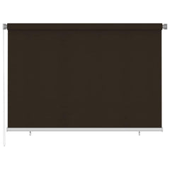 vidaXL Outdoor Roller Blind 225(W)x140(H) cm Brown 2
