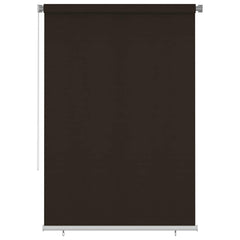 vidaXL Outdoor Roller Blind 165(W)x230(H) cm Brown HDPE 1
