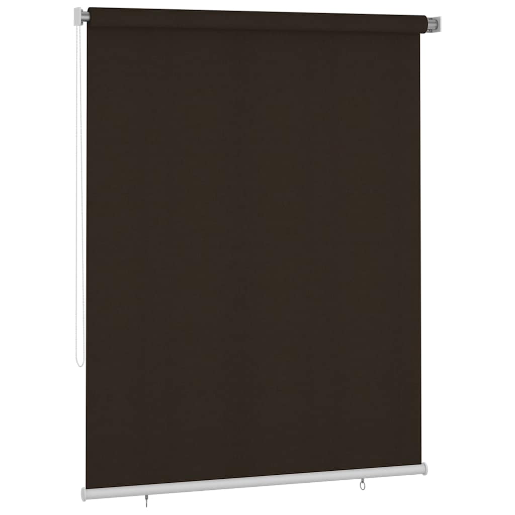 vidaXL Outdoor Roller Blind 185(W)x230(H) cm Brown 1