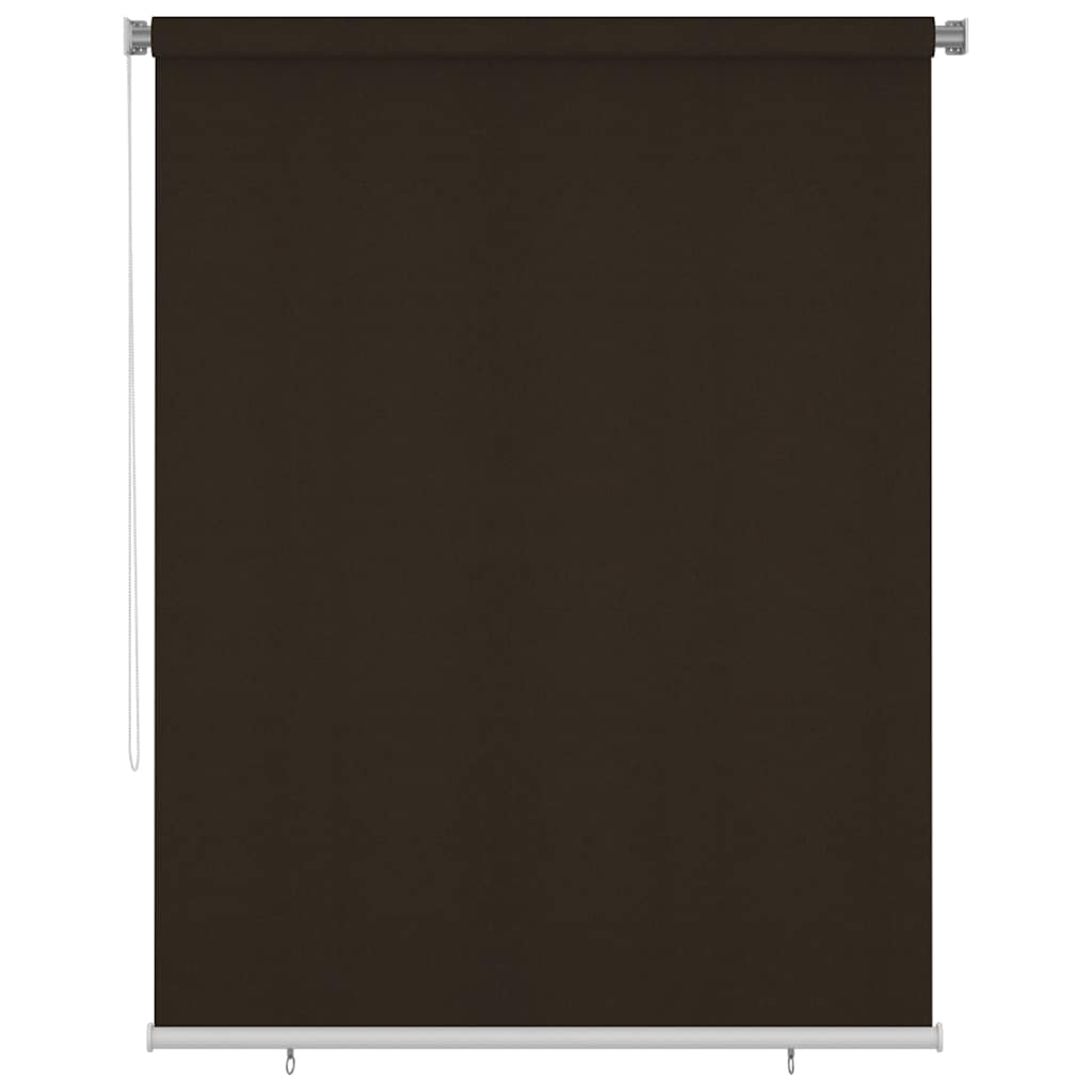vidaXL Outdoor Roller Blind 185(W)x230(H) cm Brown 2