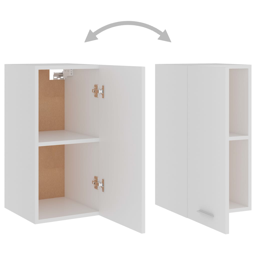 vidaXL Hanging Cabinet | White | Engineered Wood | Small | Hanging Cabinet 5