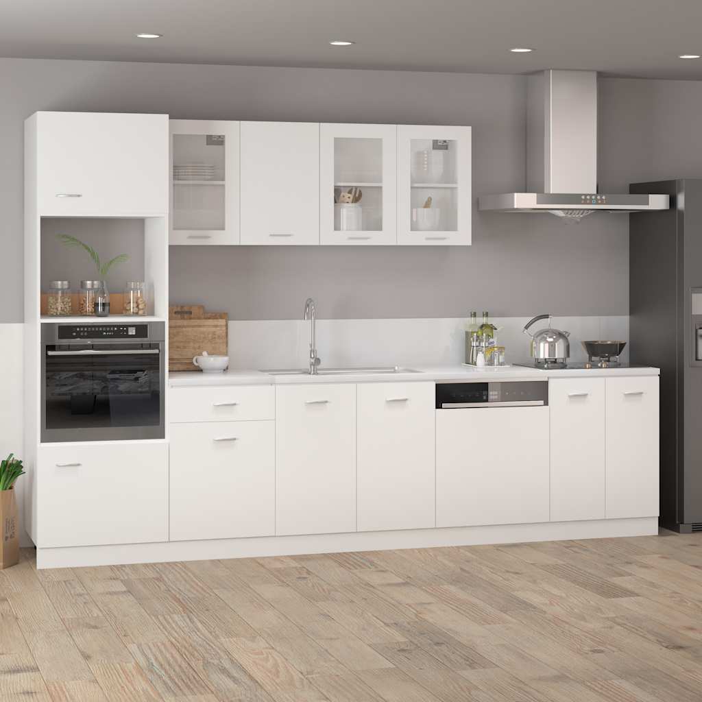 vidaXL Hanging Cabinet Lyon White 39.5x31x60 cm Engineered Wood 3