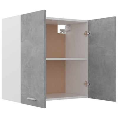 Hanging Cabinet Concrete Grey 60x31x60 cm Engineered Wood