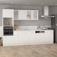 vidaXL Hanging Glass Cabinet | White | Engineered wood, Glass | 60 cm 3