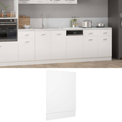 vidaXL Dishwasher Panel | White | Engineered wood | Medium | Durable 1