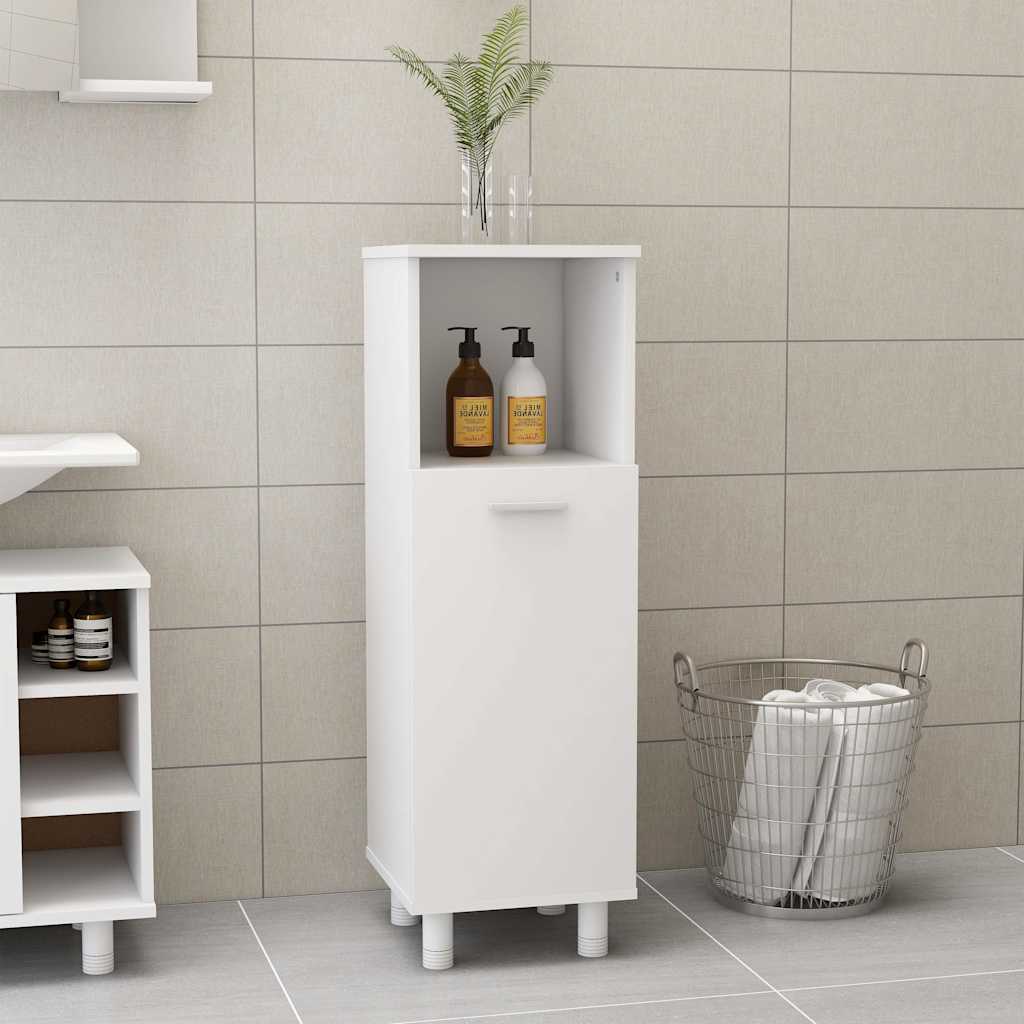 vidaXL Bathroom Cabinet | White | Engineered wood | 30 x 30 x 95 cm 1