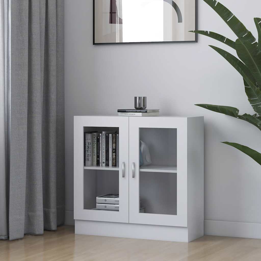 vidaXL Vitrine Cabinet 82.5x30.5x80 cm Engineered Wood