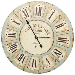 325183 vidaXL Wall Clock Multicolour 60 cm MDF 2