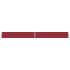 vidaXL Side Awning | Red and Grey 3