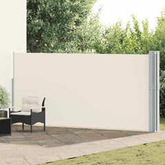 vidaXL Patio Retractable Side Awning 170x1200 cm Cream 1