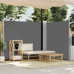 vidaXL Patio Retractable Side Awning 170x1200 cm Anthracite 3
