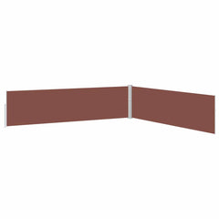 vidaXL Patio Retractable Side Awning 170x1200 cm Brown 4