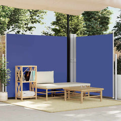 vidaXL Patio Retractable Side Awning 170x1200 cm Blue 1