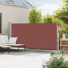 vidaXL Patio Retractable Side Awning 180x500 cm Brown 3