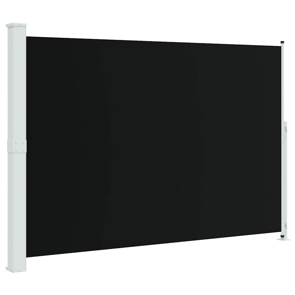 vidaXL Patio Retractable Side Awning 200x314 cm Black 2