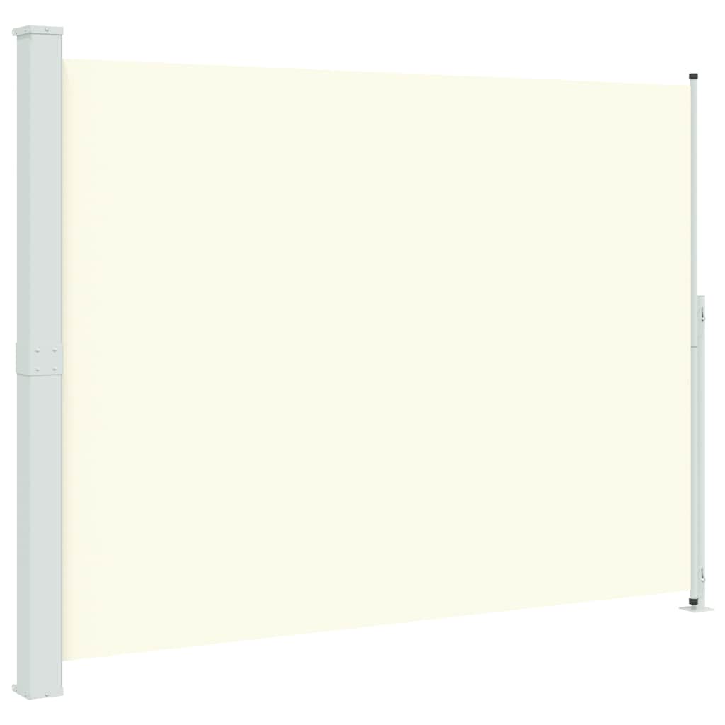 vidaXL Patio Retractable Side Awning 220x314 cm Cream 2