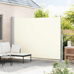 vidaXL Patio Retractable Side Awning 220x314 cm Cream 3