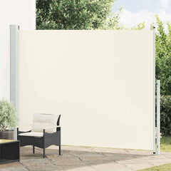 vidaXL Patio Retractable Side Awning 220x314 cm Cream 1