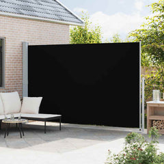 vidaXL Patio Retractable Side Awning 220x514 cm Black 3