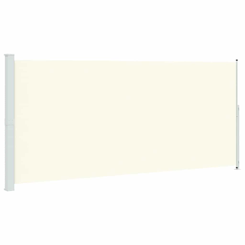 vidaXL Patio Retractable Side Awning 220x514 cm Cream 2