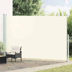 vidaXL Patio Retractable Side Awning 220x514 cm Cream 1