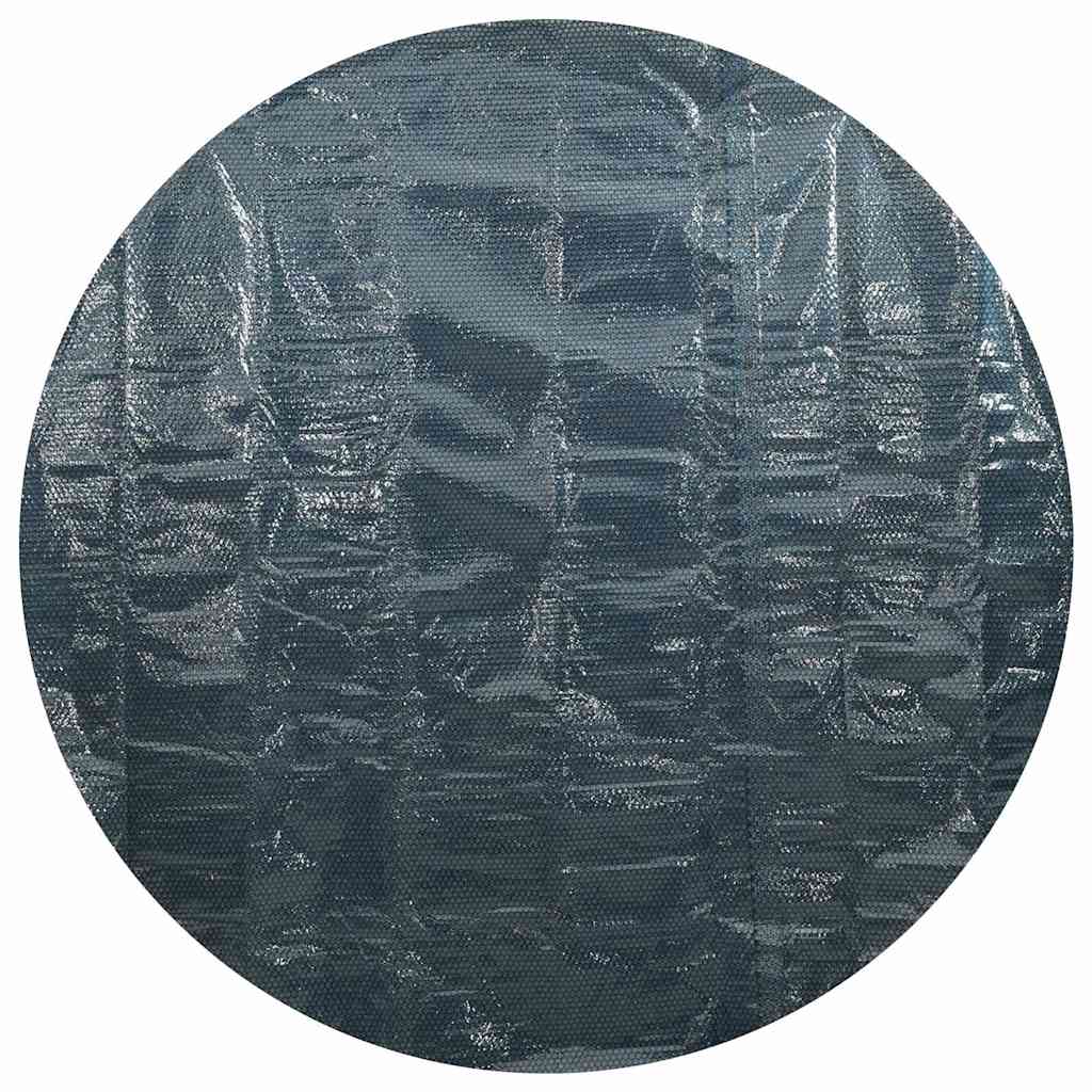 92976 vidaXL Floating PE Solar Pool Film 417 cm Black and Blue 5