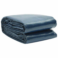 92980 vidaXL Floating PE Solar Pool Film 549 cm Black and Blue 1