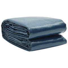 vidaXL Floating PE Solar Pool Film 732x366 cm Black and Blue 1