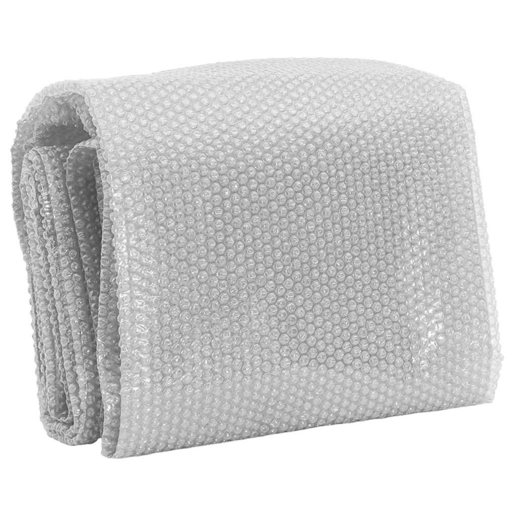 vidaXL Pool Cover | Grey | Thick PE film with air chambers | Large | Lightweight 2