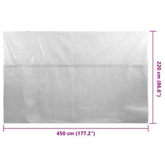 vidaXL Pool Cover | Grey | Thick PE film with air chambers | Large | Lightweight 6