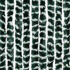 vidaXL Insect Curtain Green and White 100x220 cm Chenille 6