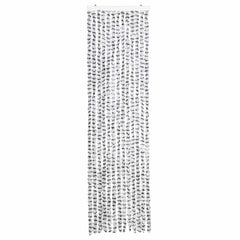 vidaXL Insect Curtain Light and Dark Grey 56x185 cm Chenille 3