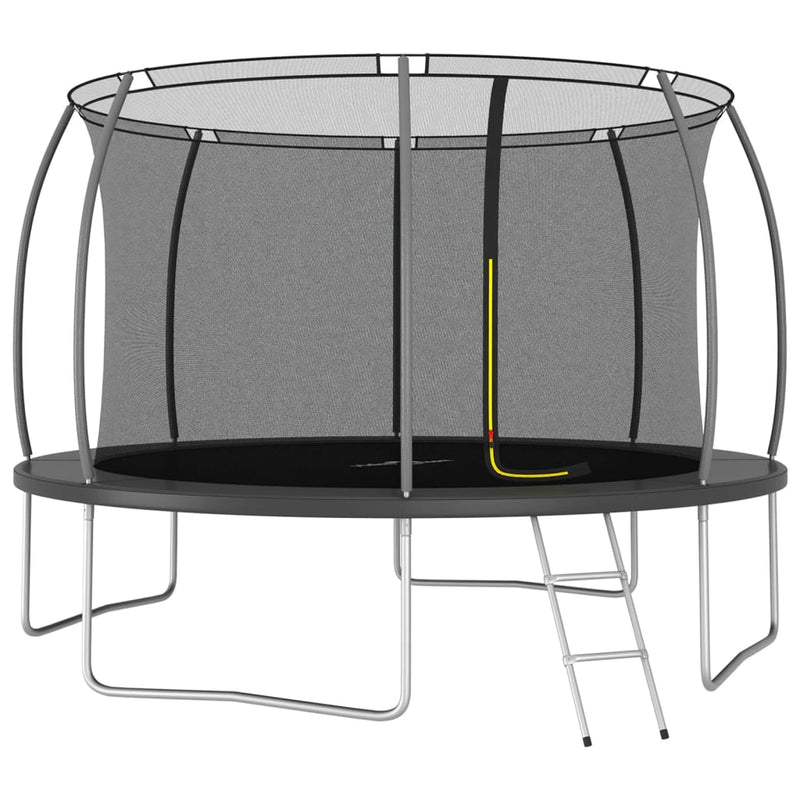 Trampoline Set Round 366x80 cm 150 kg