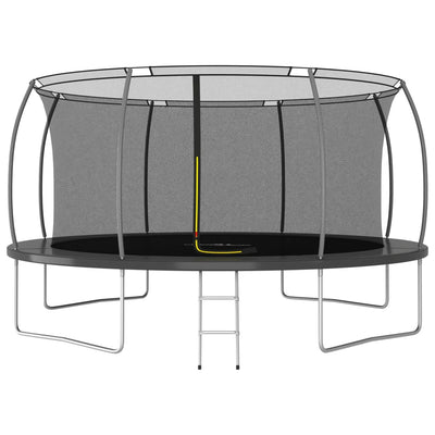 Trampoline Set Round 460x80 cm 150 kg